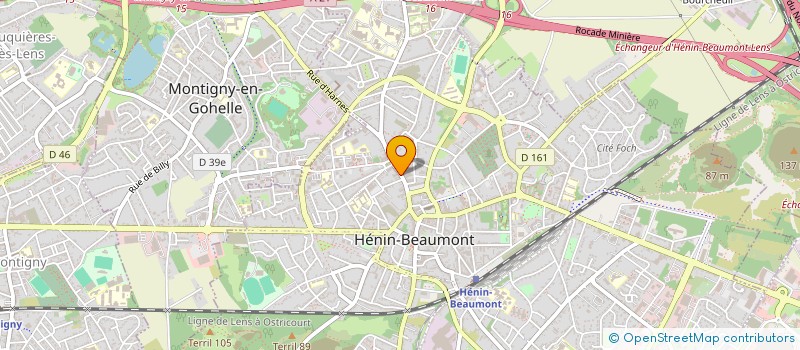 localisation de l'entreprise LGCF à HENIN-BEAUMONT