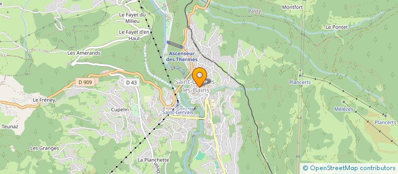 localisation de l'entreprise LGCI IMMOBILIER  SAINT-GERVAIS-LES-BAINS
