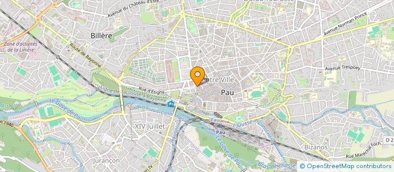 localisation de l'entreprise LGCLV à PAU