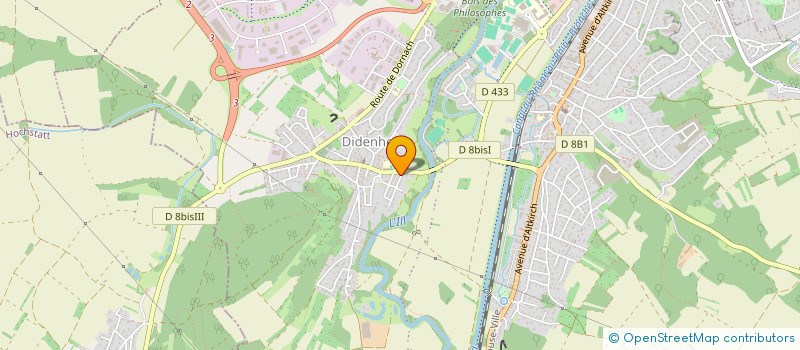 localisation de l'entreprise LGCS68  BRUNSTATT-DIDENHEIM