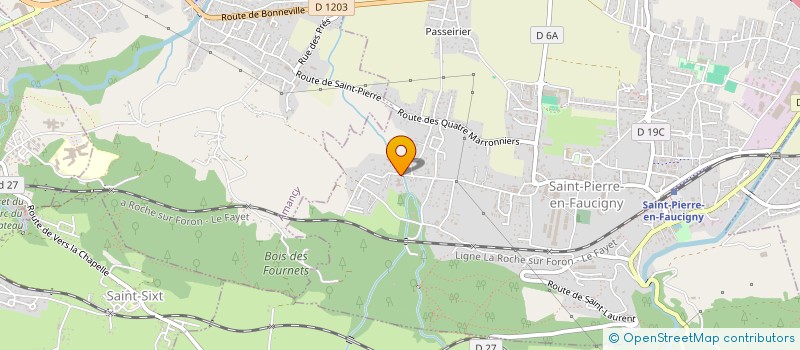 localisation de l'entreprise LGD à SAINT-PIERRE-EN-FAUCIGNY