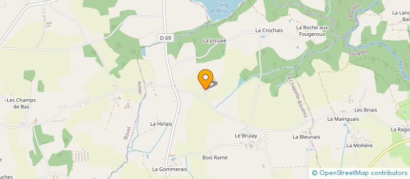 localisation de l'entreprise LGD  LA CHAPELLE-BOUEXIC