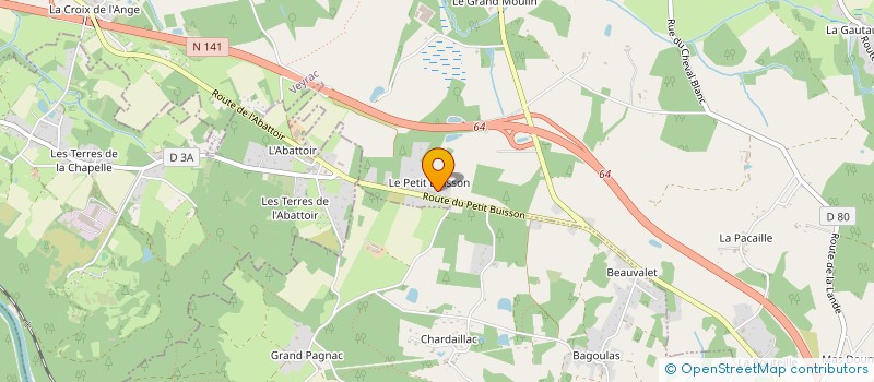 localisation de l'entreprise LGD  VEYRAC