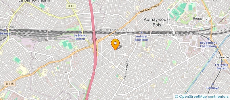 localisation de l'entreprise LGD AMENAGEMENT à AULNAY-SOUS-BOIS