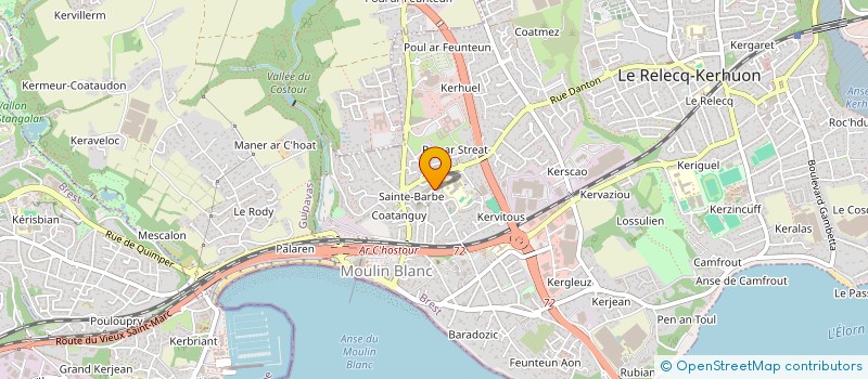 localisation de l'entreprise LGD CONSEIL RH à LE RELECQ-KERHUON