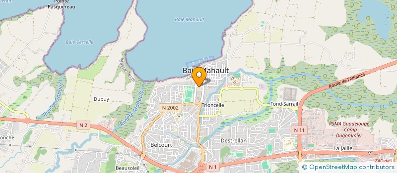 localisation de l'entreprise LGD CONVEANCE à BAIE-MAHAULT