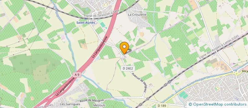 localisation de l'entreprise LGD DIFFUSION  SAINT-AUNES