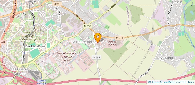 localisation de l'entreprise LGD FOOD HB  VILLENEUVE-D'ASCQ