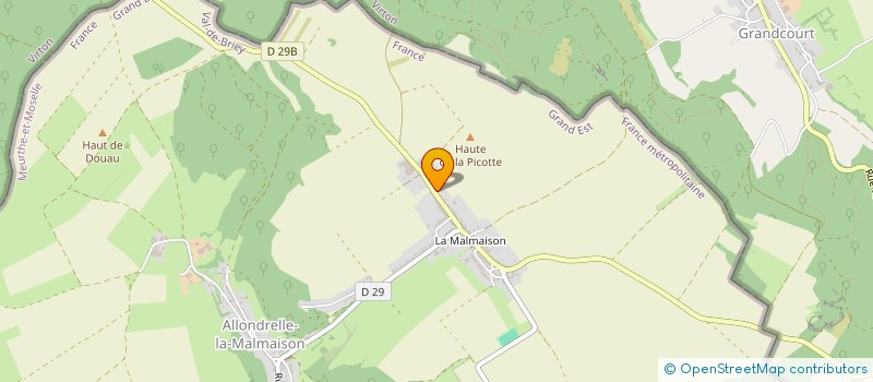 localisation de l'entreprise LGD IMMO  ALLONDRELLE-LA-MALMAISON