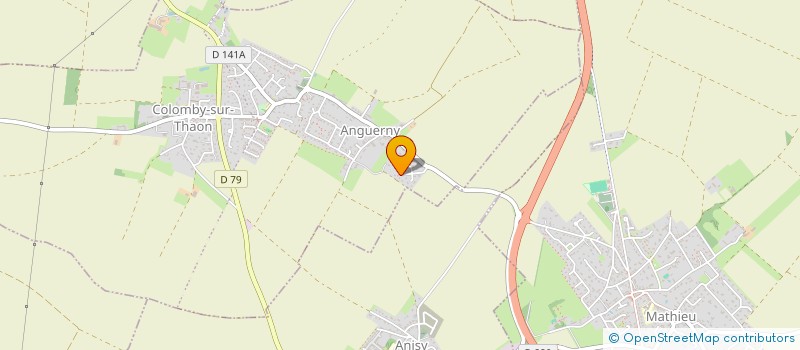 localisation de l'entreprise LGD IMMO  COLOMBY-ANGUERNY