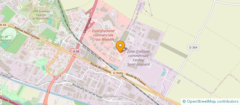 localisation de l'entreprise LGD IMMO  REIMS