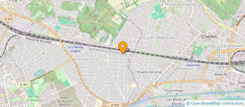 localisation de l'entreprise LGD INVEST IMMOBILIER à GAGNY