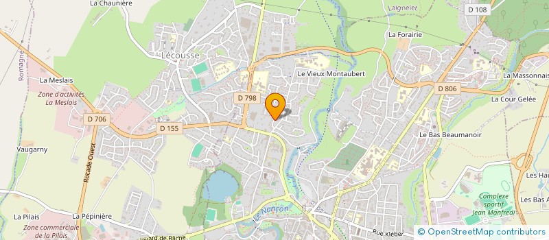 localisation de l'entreprise LGD MARCILLY  FOUGERES