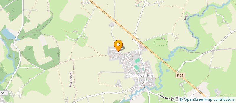 localisation de l'entreprise LGD TRANSPORT  PARNE-SUR-ROC