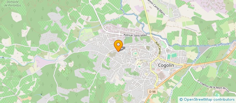 localisation de l'entreprise LGDA CLEMENCEAU à COGOLIN