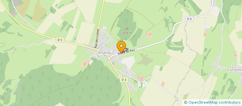 localisation de l'entreprise LGDBRG  OISELAY-ET-GRACHAUX