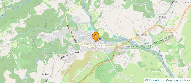 localisation de l'entreprise LGDM  JOYEUSE