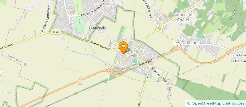 localisation de l'entreprise LGDM  GOMETZ-LA-VILLE