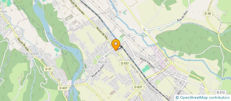 localisation de l'entreprise LGDT POMPAGE  ASSAT