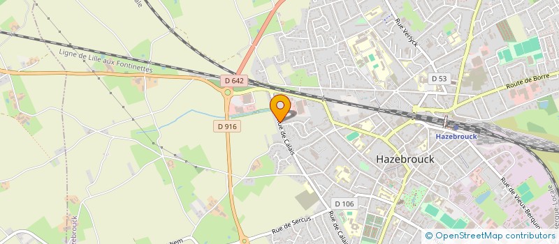 localisation de l'entreprise LGDV HOLDING  HAZEBROUCK