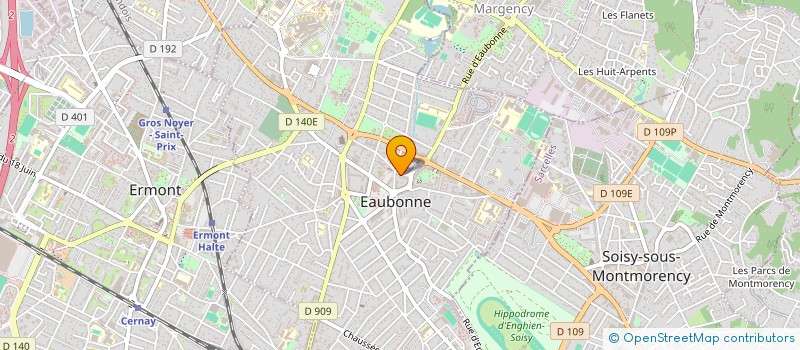localisation de l'entreprise LGE à EAUBONNE