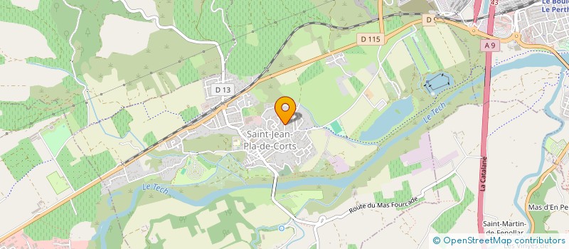 localisation de l'entreprise LGE 66  SAINT-JEAN-PLA-DE-CORTS