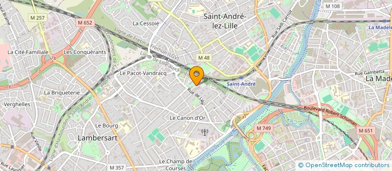 localisation de l'entreprise LGE CONSEILS à LAMBERSART