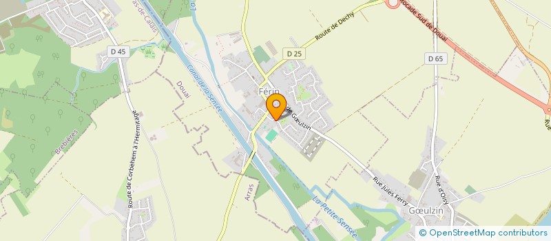 localisation de l'entreprise LGF à FERIN