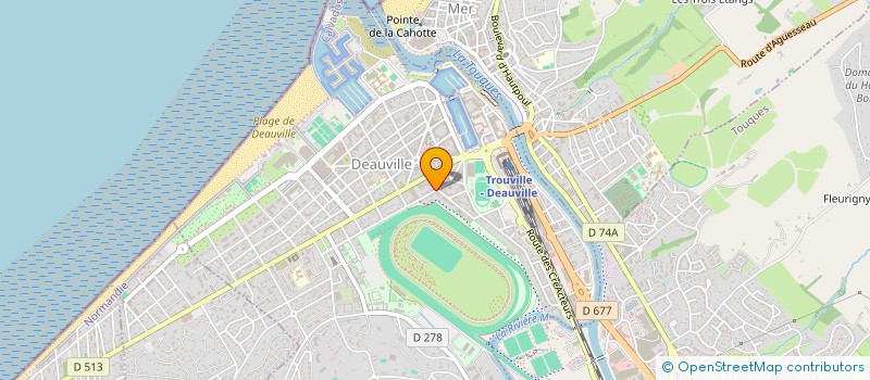 localisation de l'entreprise LGF  DEAUVILLE