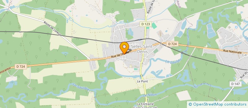 localisation de l'entreprise LGG HOLDING  SELLES-SAINT-DENIS