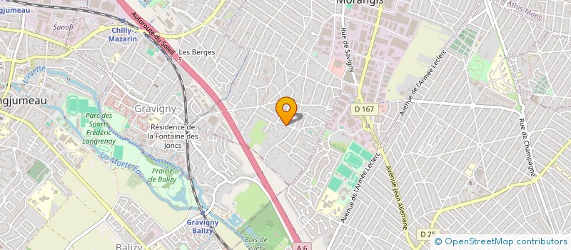 localisation de l'entreprise LGG IMMOBILIER à MORANGIS