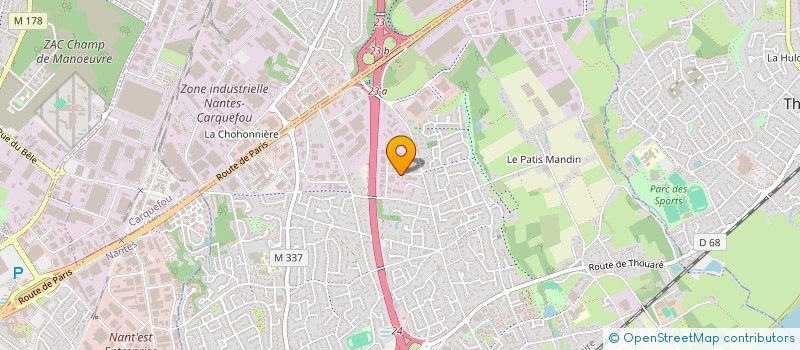 localisation de l'entreprise LGH  SAINTE-LUCE-SUR-LOIRE