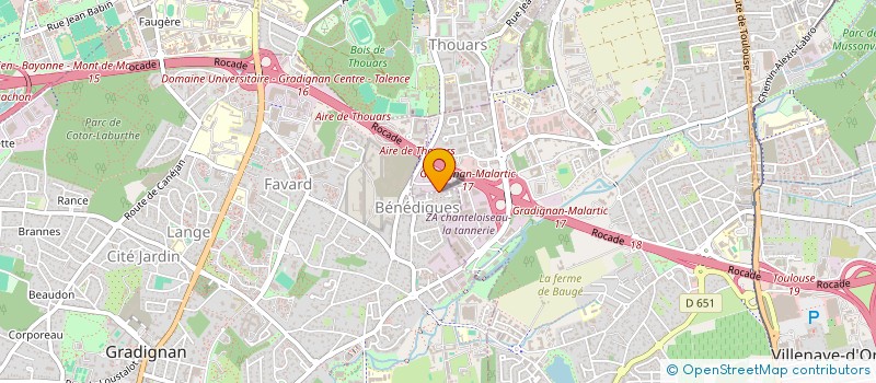 localisation de l'entreprise LGH  VILLENAVE-D'ORNON