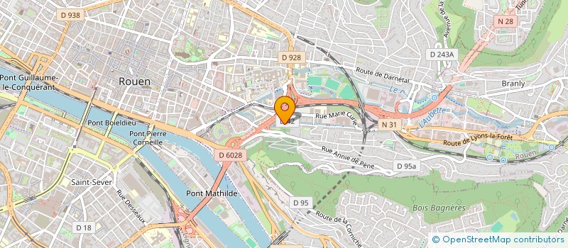 localisation de l'entreprise LGH  ROUEN