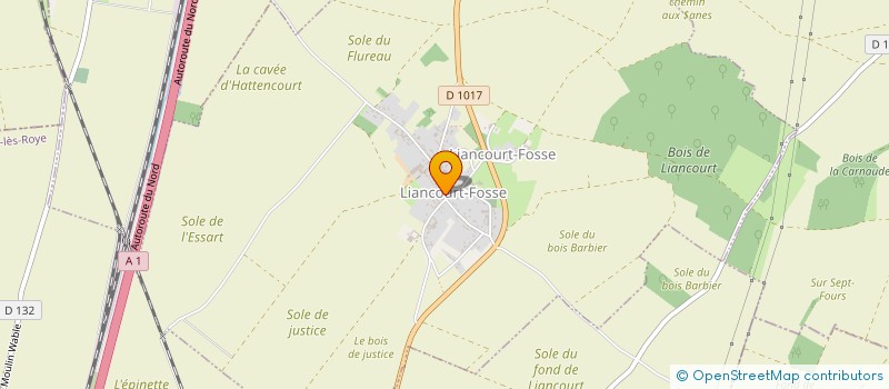 localisation de l'entreprise LGH INVESTISSEMENT  LIANCOURT-FOSSE