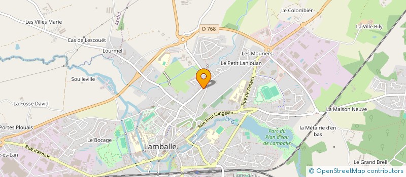localisation de l'entreprise LGHM à LAMBALLE-ARMOR