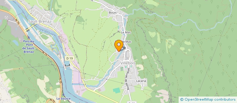 localisation de l'entreprise LGI  VILLEBOIS