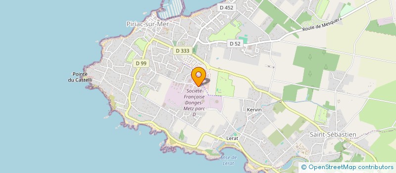 localisation de l'entreprise LGI  PIRIAC-SUR-MER