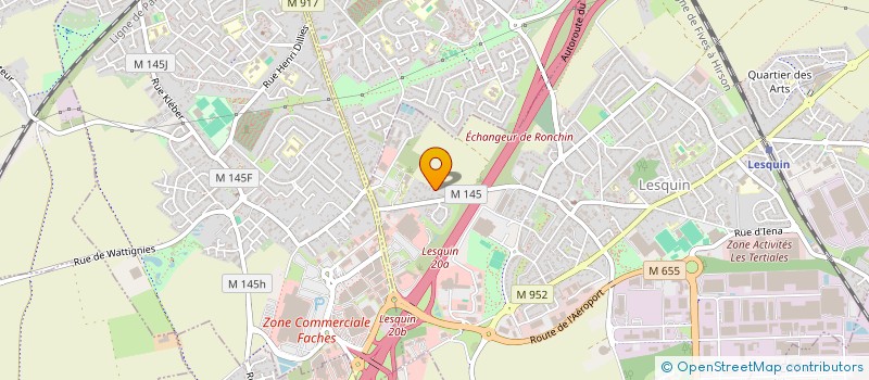 localisation de l'entreprise LGI à LESQUIN