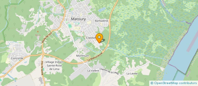 localisation de l'entreprise LGI  MATOURY