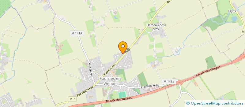 localisation de l'entreprise LGI  FOURNES-EN-WEPPES