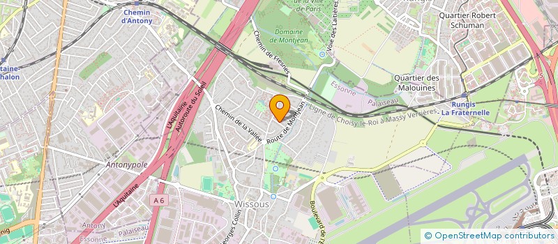 localisation de l'entreprise LGI BATIMENT à WISSOUS