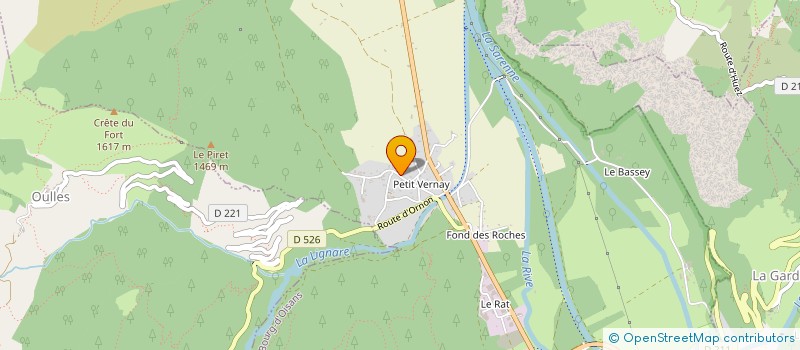 localisation de l'entreprise LGI - LE LAC BLANC  LE BOURG-D'OISANS