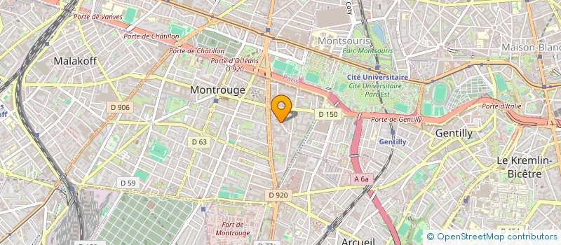 localisation de l'entreprise LGIMMO  MONTROUGE