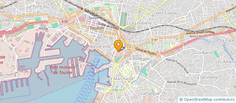 localisation de l'entreprise LGJ BAT 83  TOULON