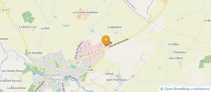 localisation de l'entreprise LGJV  LASSAY-LES-CHATEAUX