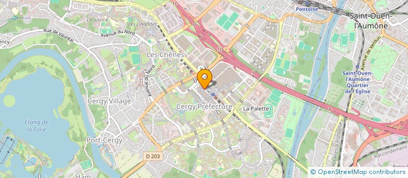 localisation de l'entreprise LGK LE GRAND KARNAVAL  CERGY