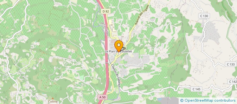 localisation de l'entreprise LGK REALISATION à LE CASTELLET