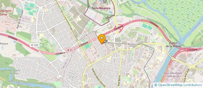 localisation de l'entreprise LGKB HOLDING à ANGERS