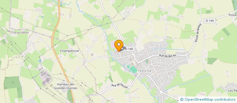 localisation de l'entreprise LGL  TELOCHE